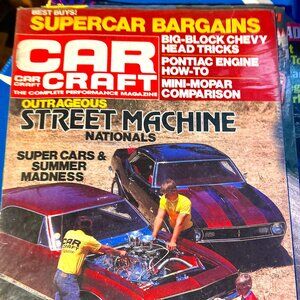 CAR CRAFT MAGAZINE-OCTOBER 1981-VINTAGE-OUTRAGEOUS STREET MACHINE